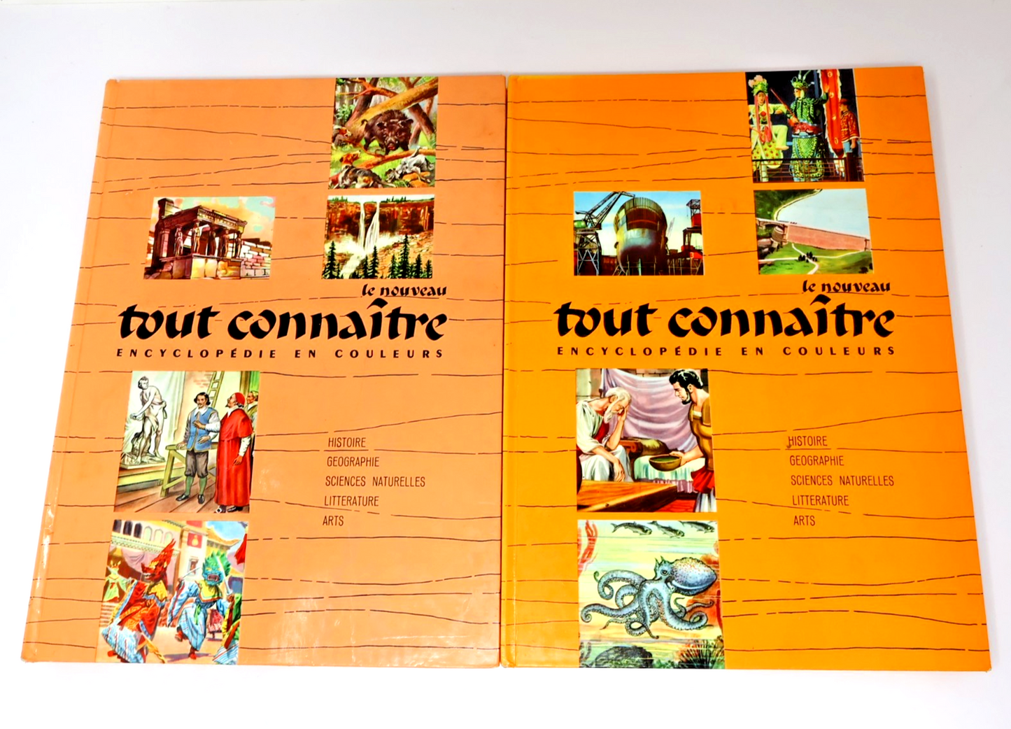 Le Nouveau Tout Connaître Encyclopédie en Couleurs Lot 24 Livres Histoire HC 60s