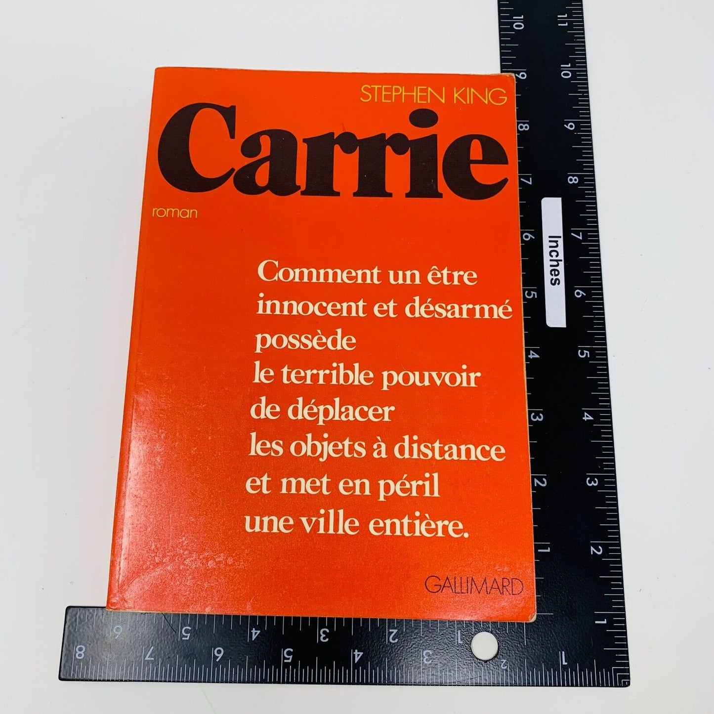 1976 Carrie Gallimard nrf Stephen King 1st Edition France Français French Livre