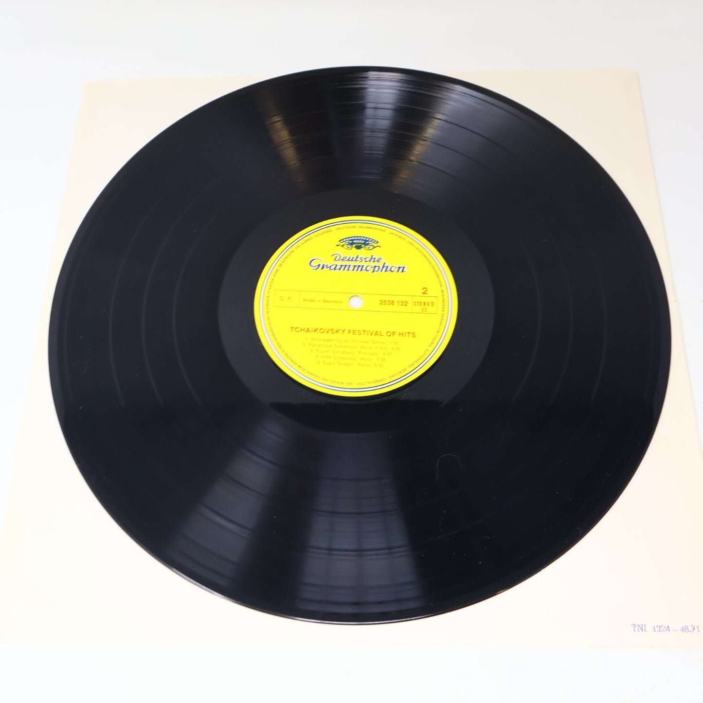 Tchaikovsky Festival Of Hits Deutsche Grammophon LP Record Vinyl 2538 122 Canada