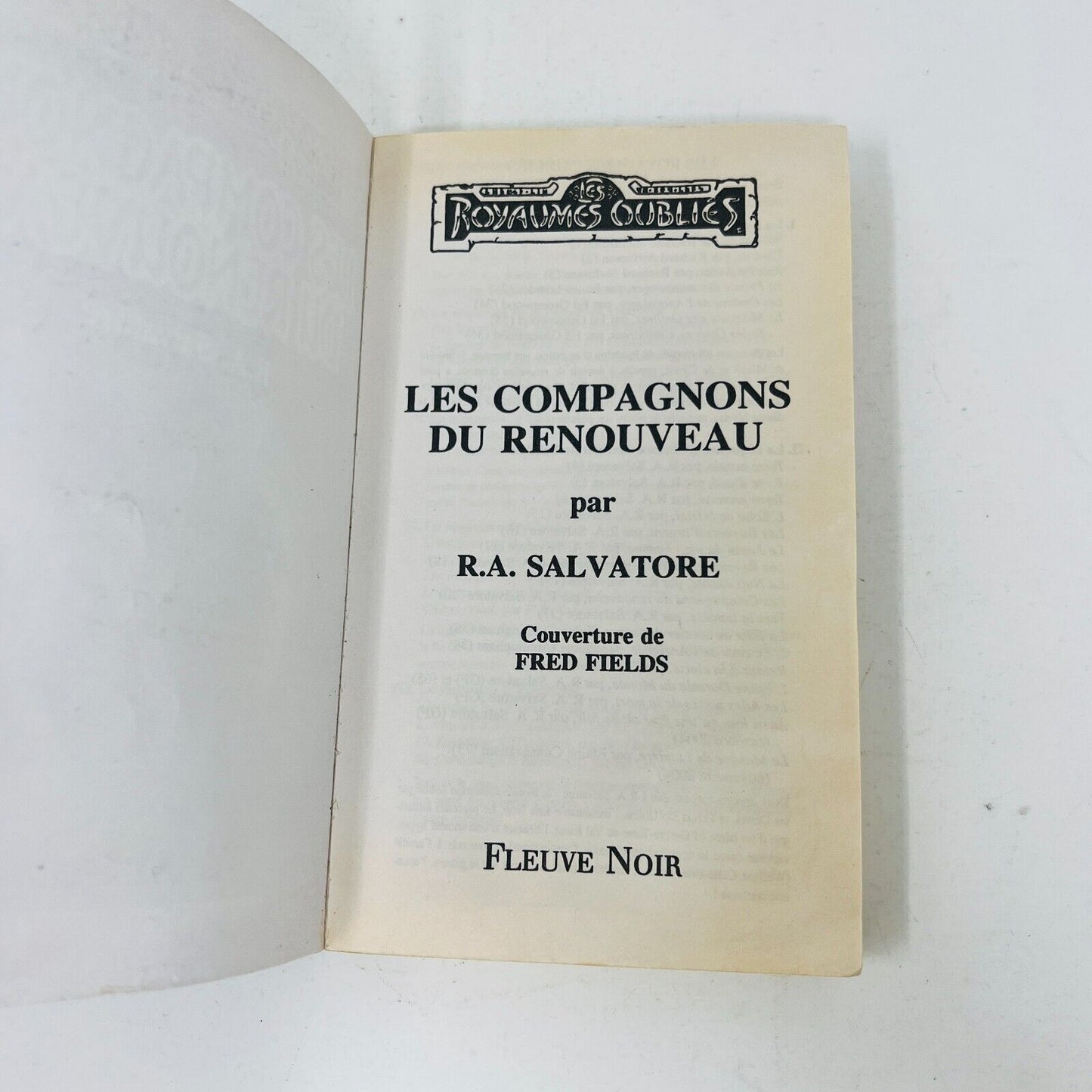 La Trilogie du Retour aux Sources Complète #18-20 Royaumes Oubliés Salvatore Lot