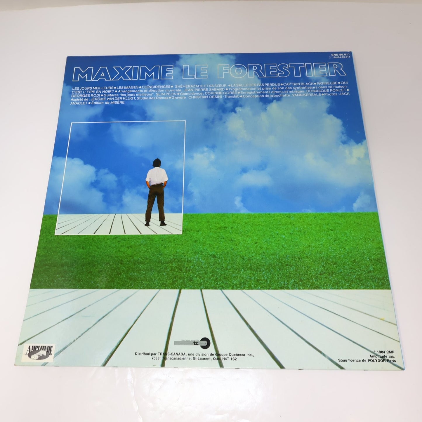 Maxime Le Forestier Les Jours Meilleurs 12" Record 1984 Amplitude Pop SNS-80.011