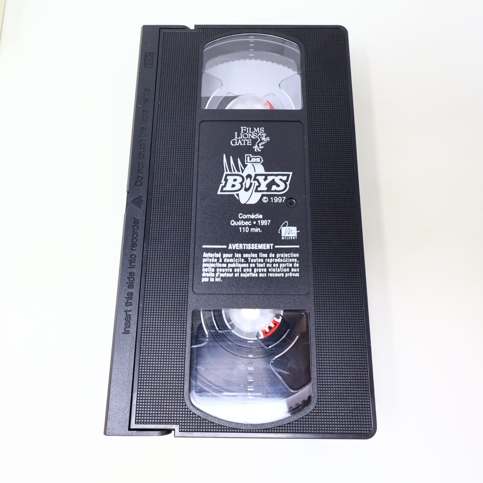 Les Boys 1 & 2 Lot VHS NTSC Testés Français Québec Comédie Hockey Rémy Girard