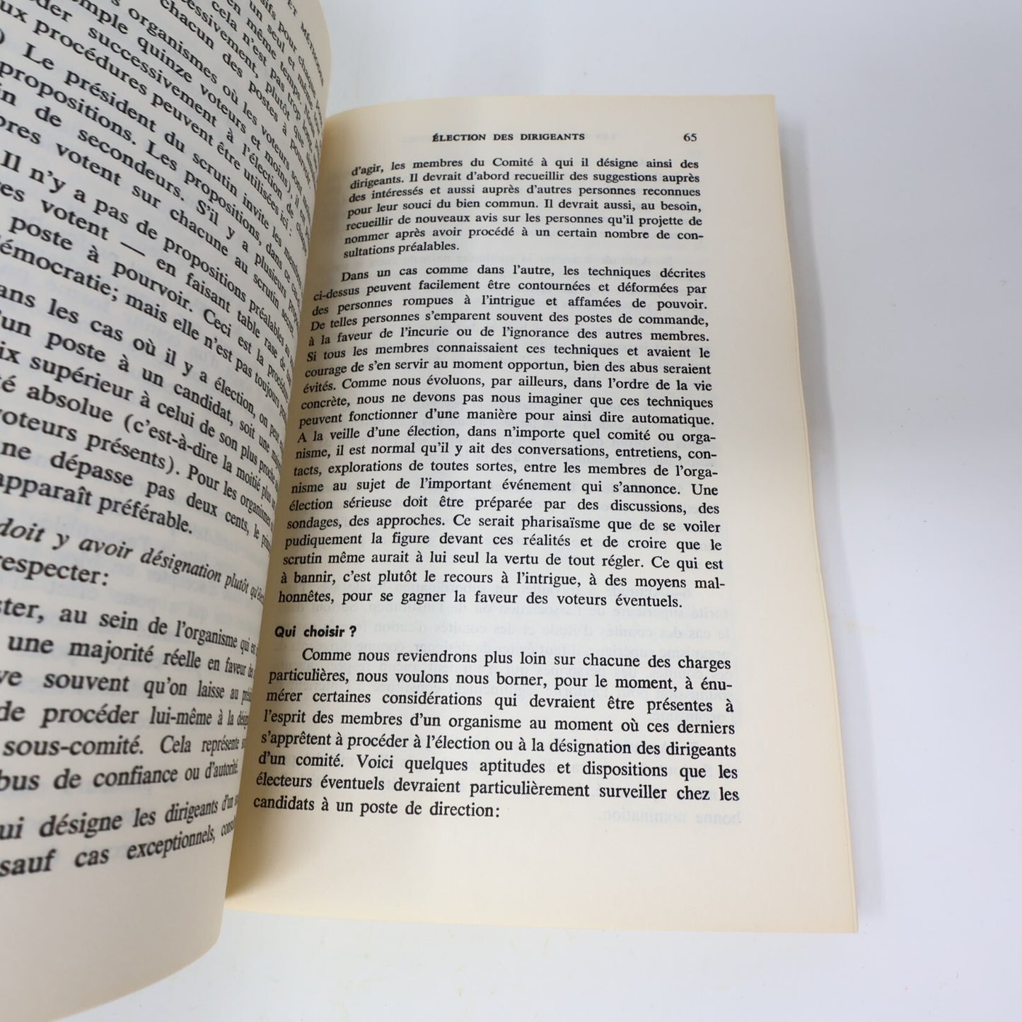 1962 Les Comités Esprit et Méthodes Claude Ryan Affaires Politique Société Livre