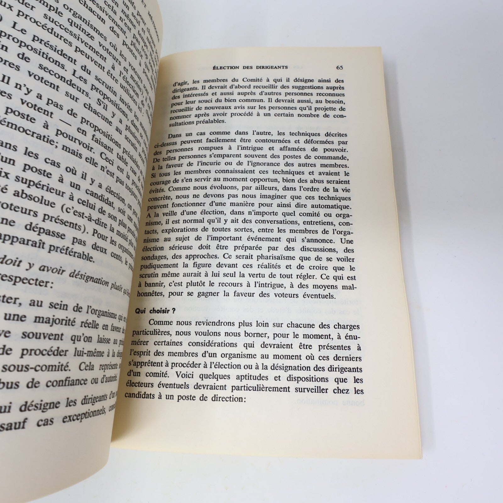 1962 Les Comités Esprit et Méthodes Claude Ryan Affaires Politique Société Livre