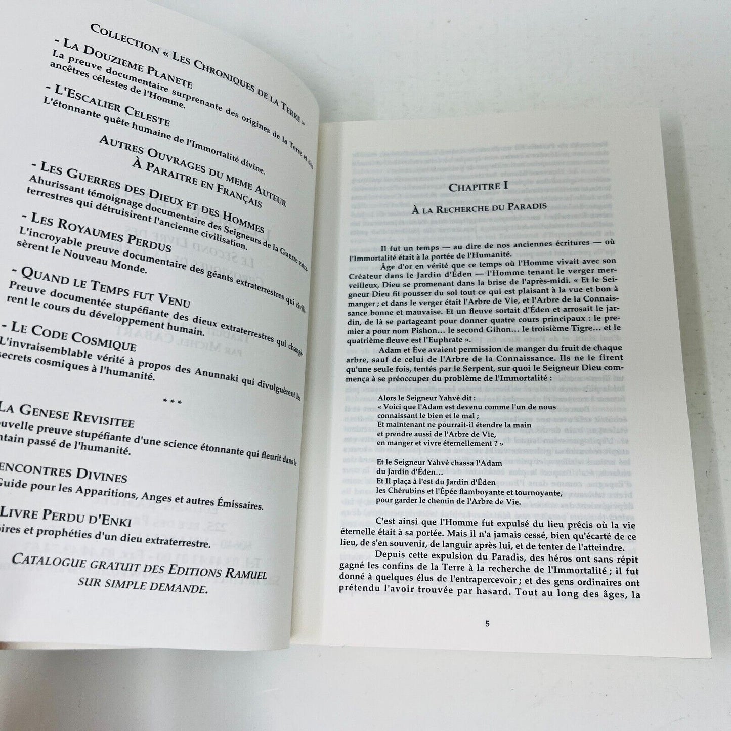 2004 L'Escalier Céleste le Second Livre des Chroniques de la Terre Mysticisme PB