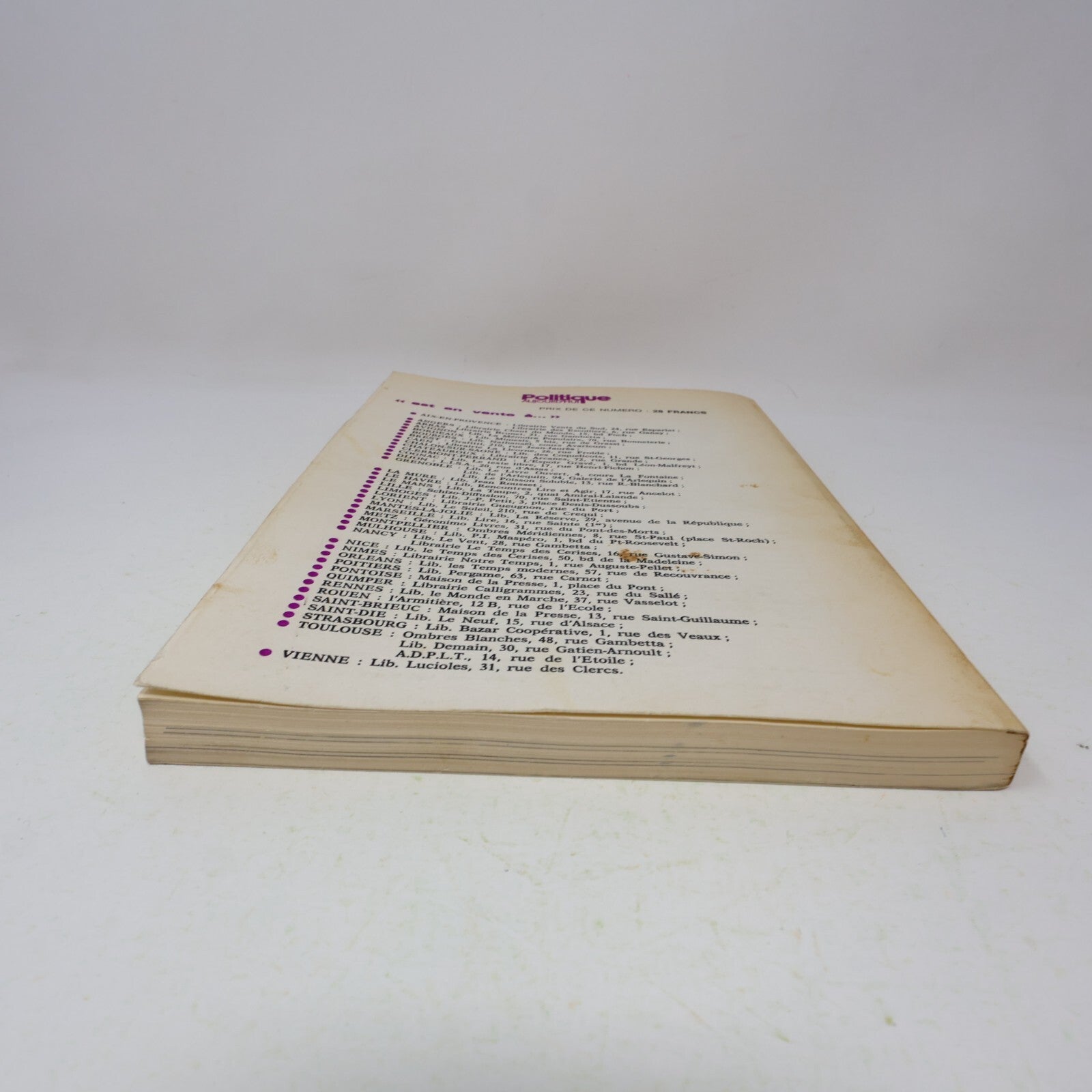 Politique d'Aujourd'hui #7-8 Québec de l'Indépendance au Socialisme 1978 Société