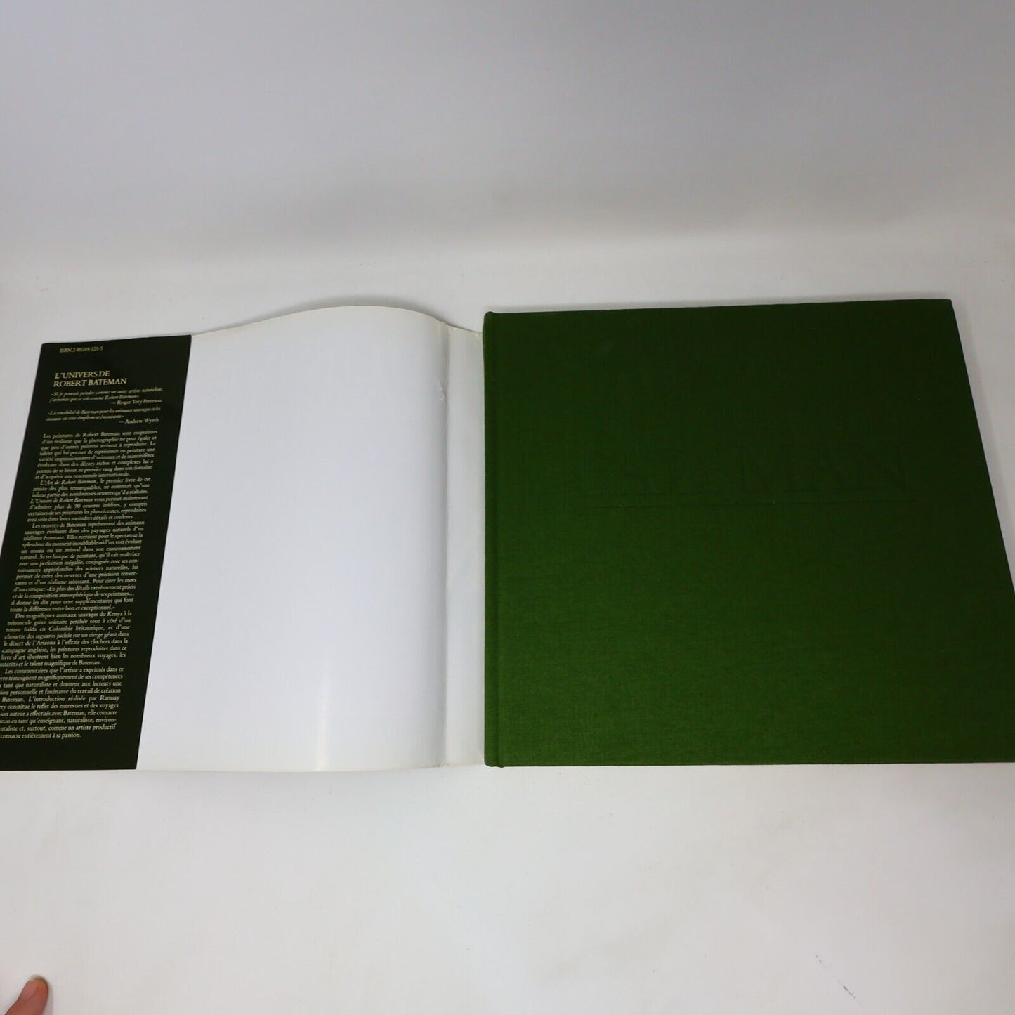 1985 L'Univers de Robert Bateman de Ramsay Derry Hardcover HC Trécarré Français