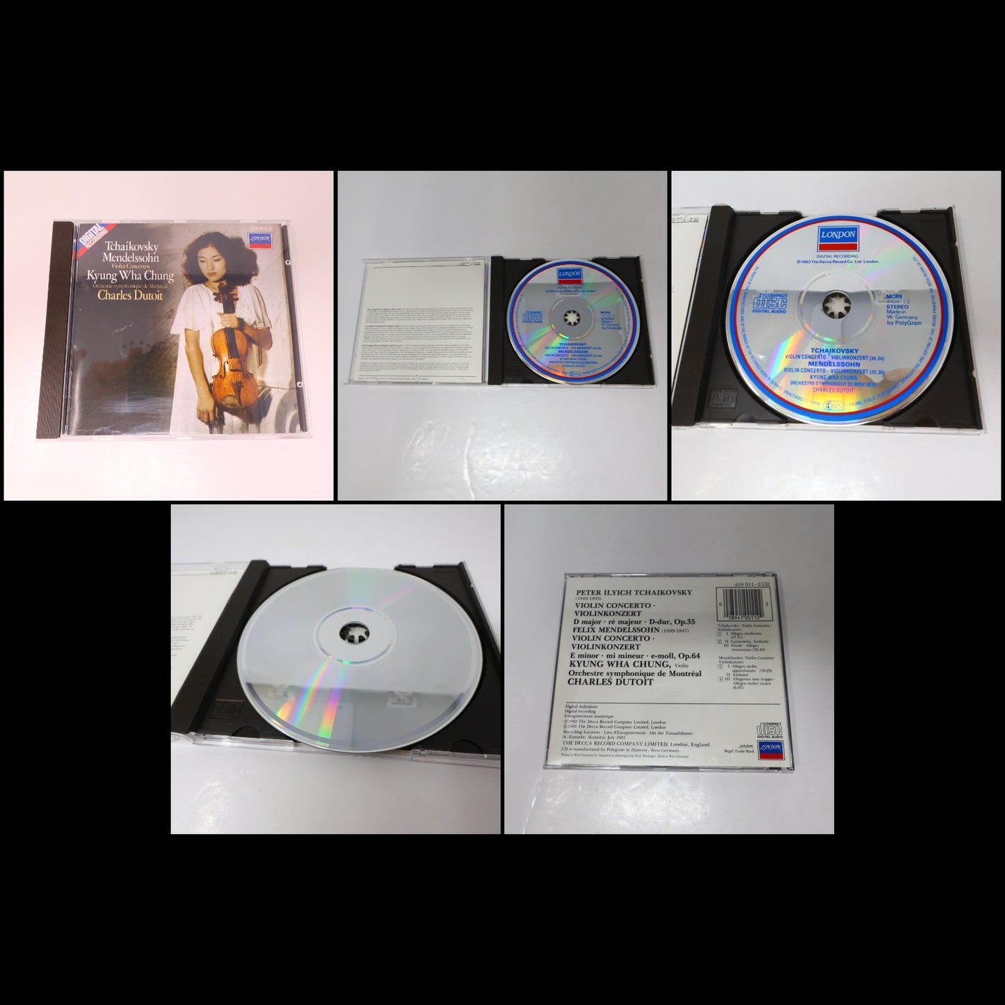 Tchaikovsky 13 CD Lot Sir Georg Solti/Charles Dutoit/Kyung Wha Chung/Jansons