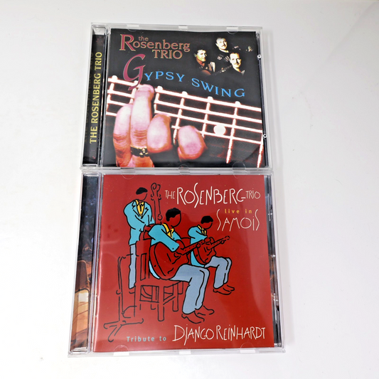 The Rosenberg Trio 2 CD Lot Gypsy Swing/Live Samois Tribute To Django Reinhardt