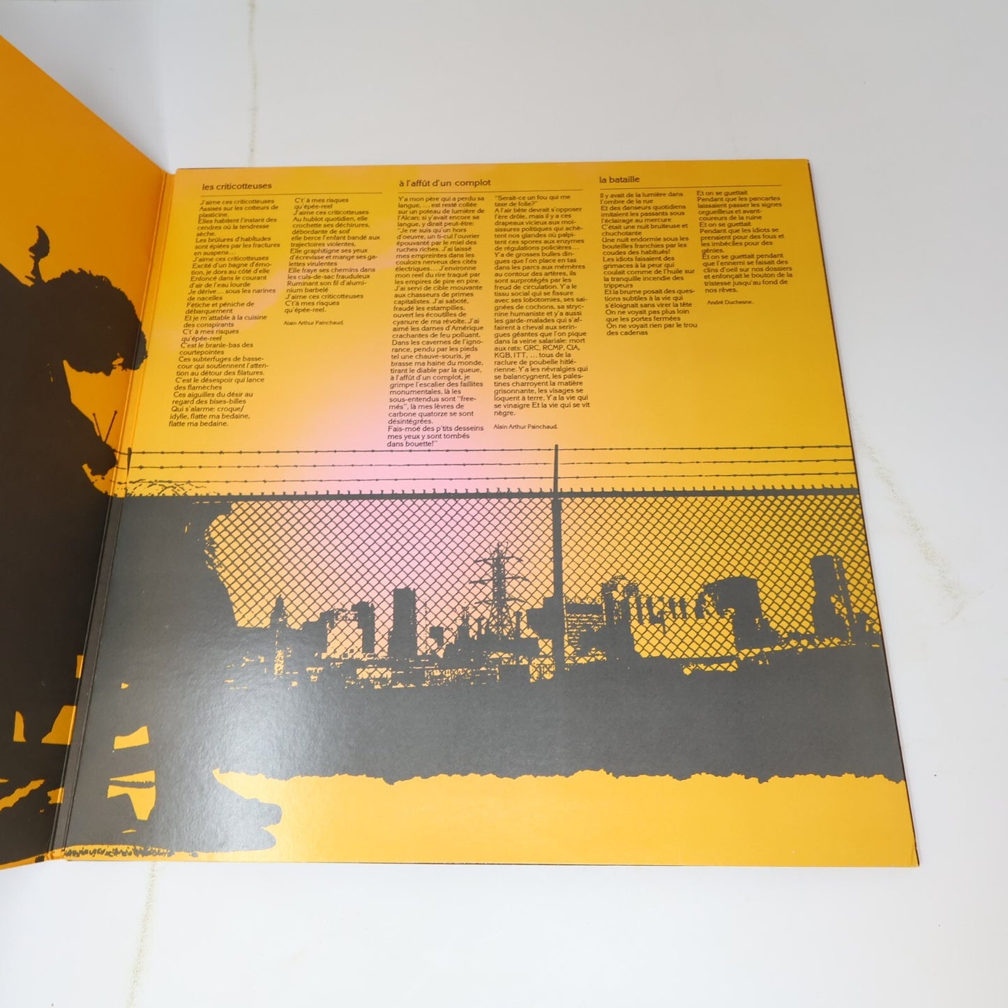 Conventum À L'Affût d'un Complot Disque LP Record Le Tamanoir 1977 TAM-27011