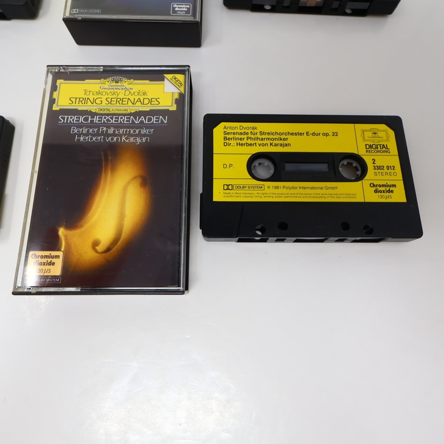 Tchaikovsky 10 Cassettes Lot Järvi/Abbado/Giulini/Karajan/Dutoit/Mehta/Muti