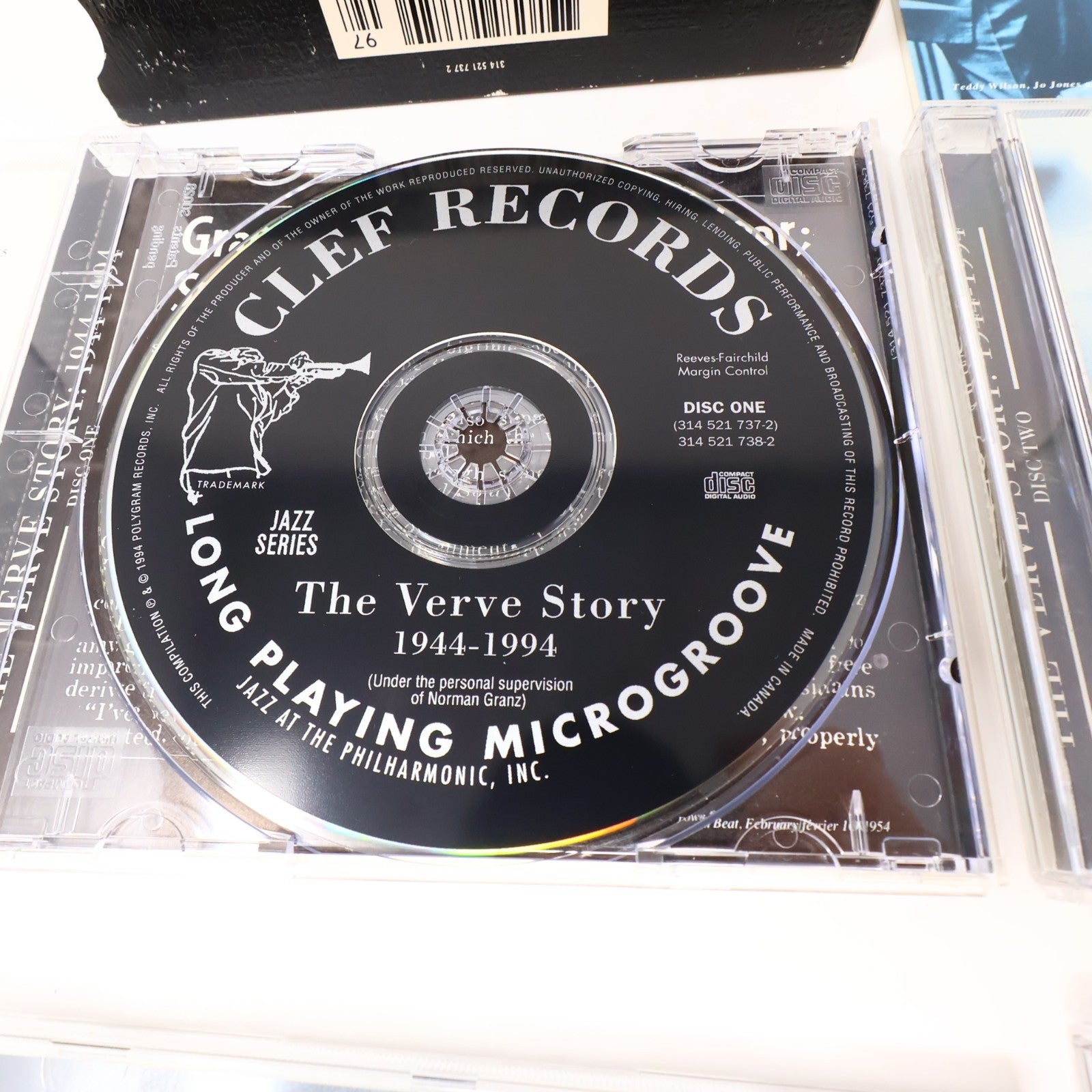 The Verve Story 1944-1994 CD Jazz Swing Bop Johnson/Cole/Holiday