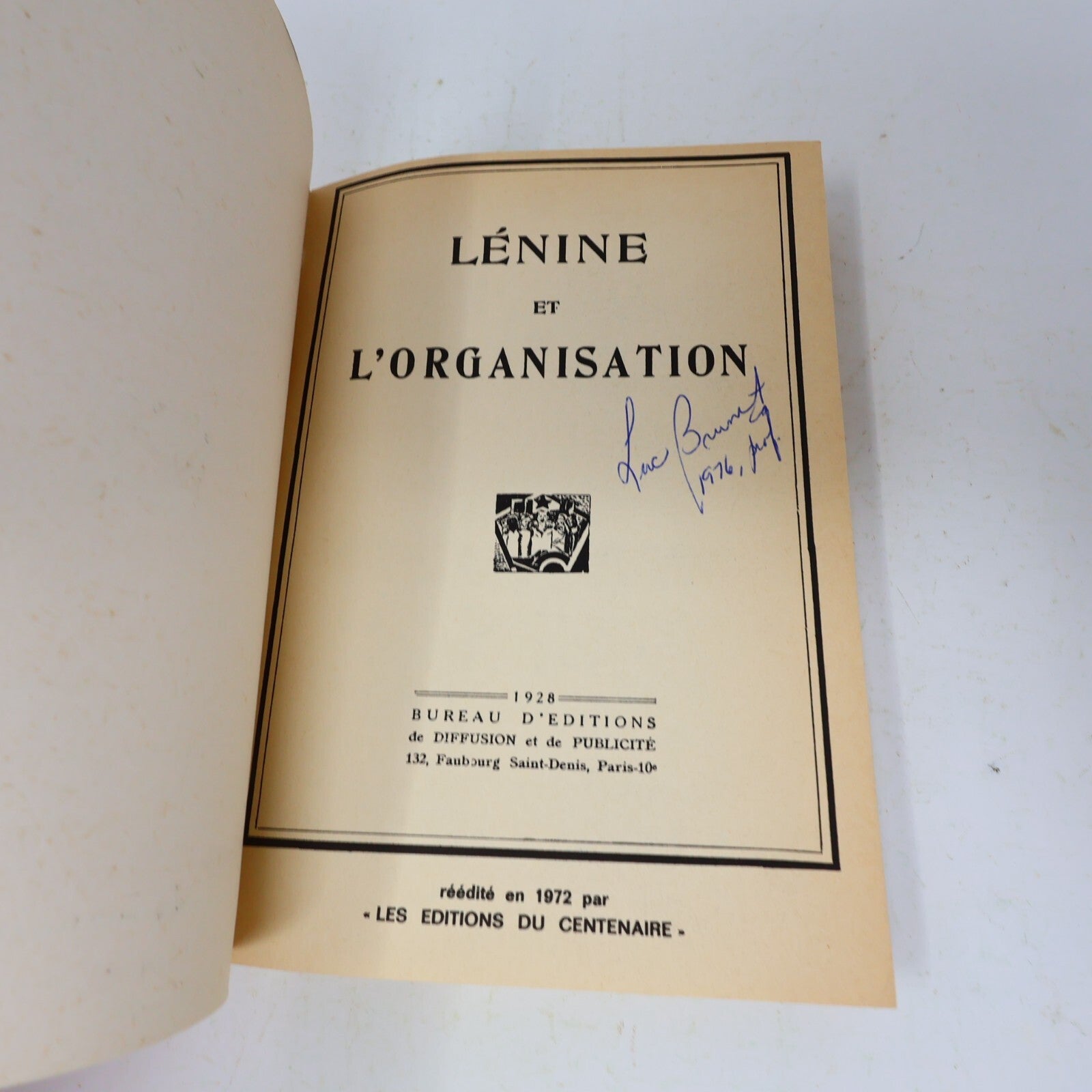 1972 Lénine et l'Organisation Vladimir Illitch Lénine Éditions du Centenaire 70s