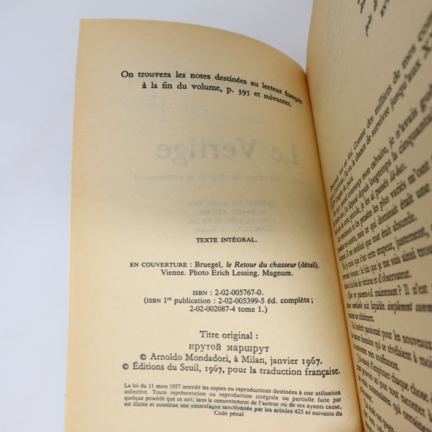 Evguénia S. Guinzbourg Lot 2 Livres Le Vertige/Le Ciel de la Kolyma Points Seuil