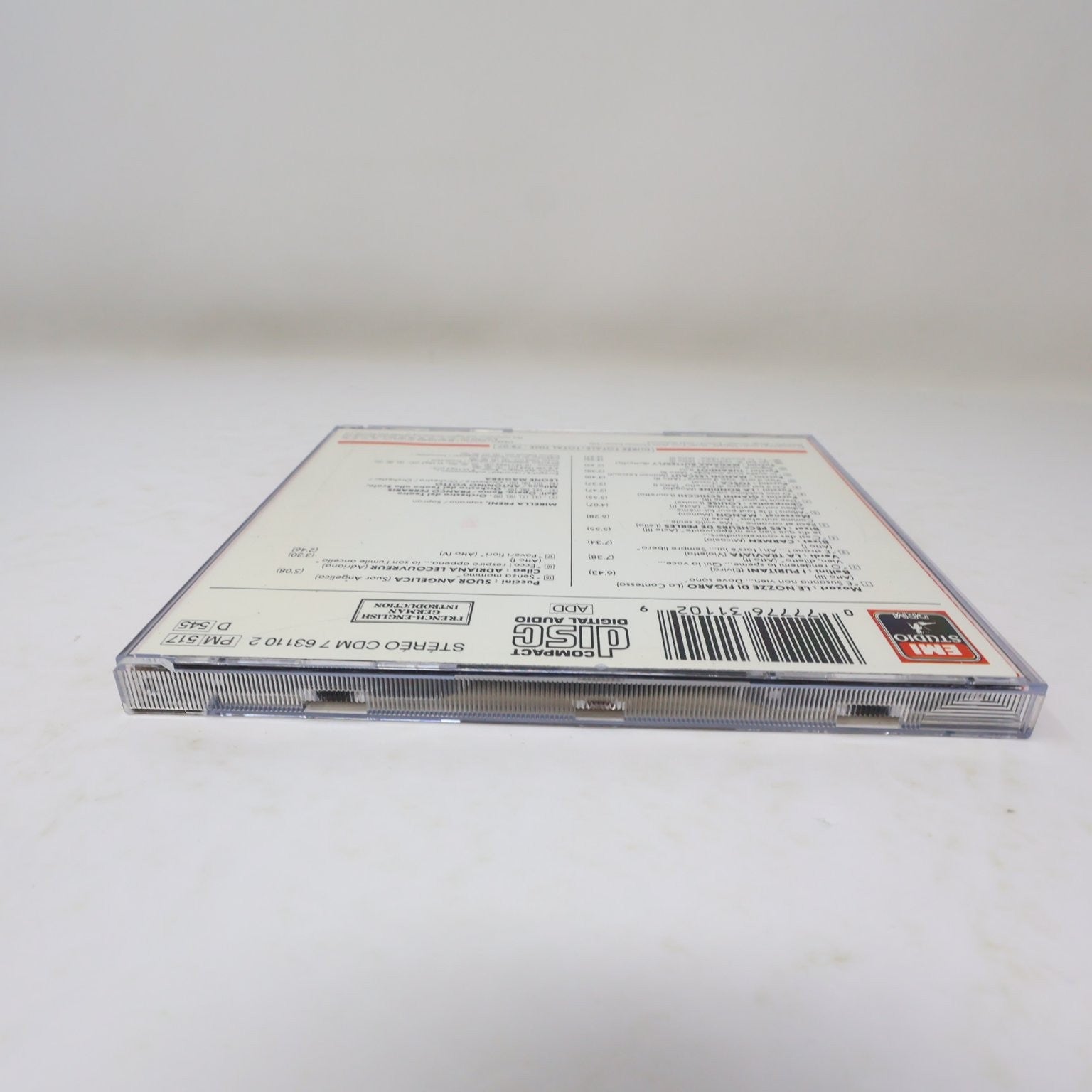 Mirella Freni Opera Arias/Airs d'Opéras CD 1989 Digital Remaster Classical EMI