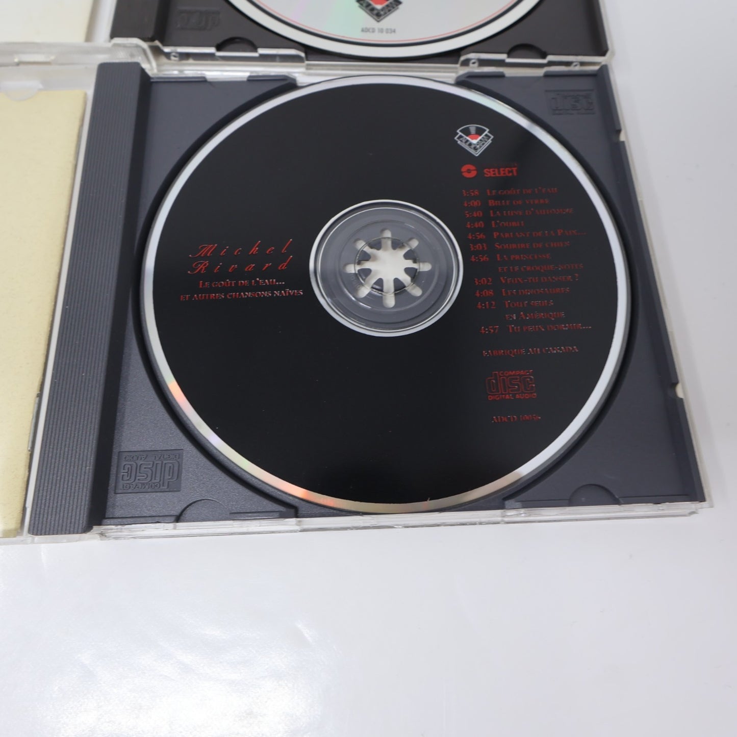 Michel Rivard Lot 4 CD Un Trou dans les Nuages/Le Goût de L'Eau/Roi de Rien