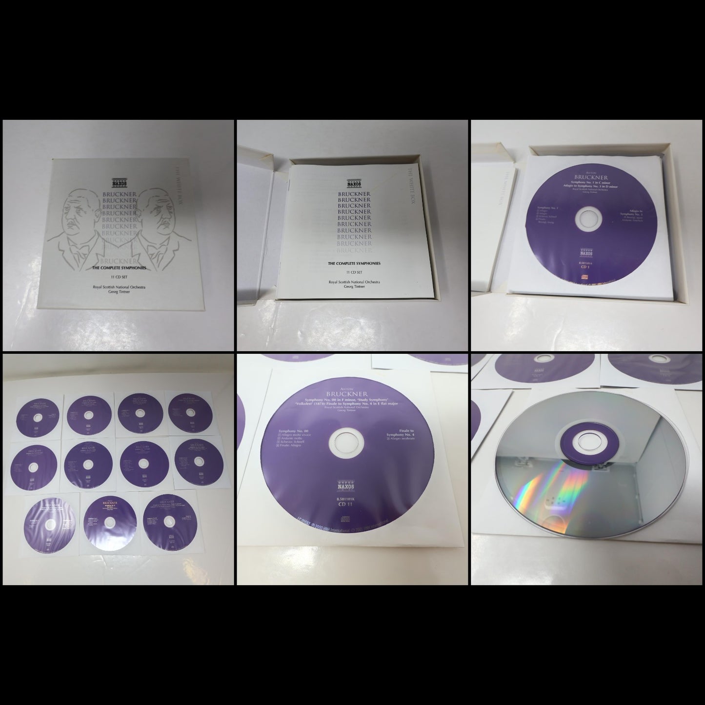 Naxos The Complete Symphonies 5 Box CD Lot Rachmaninov/Dvorak/Tchaikovsky/Arnold