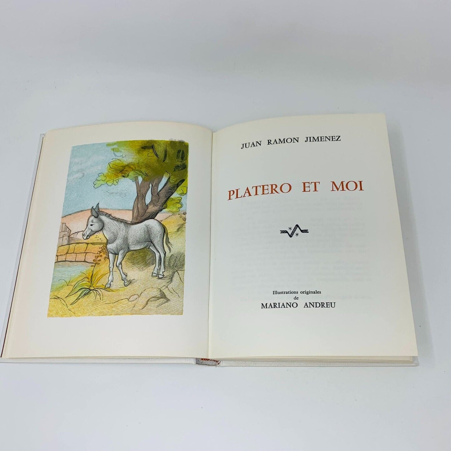 1964 Platero et Moi Rombaldi Nobel Littérature Juan Ramon Jimenez Picasso Cover