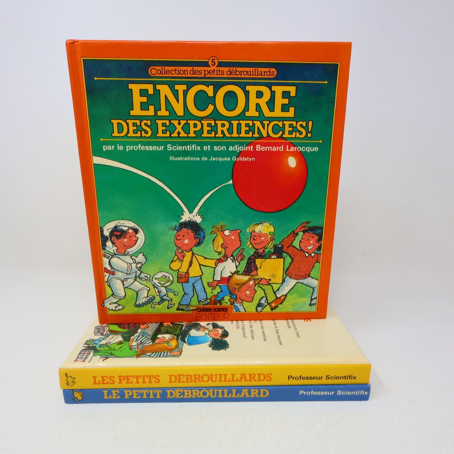 Lot 3 Les Petits Débrouillard Professeur Scientifix Livres Enfants Science 80s