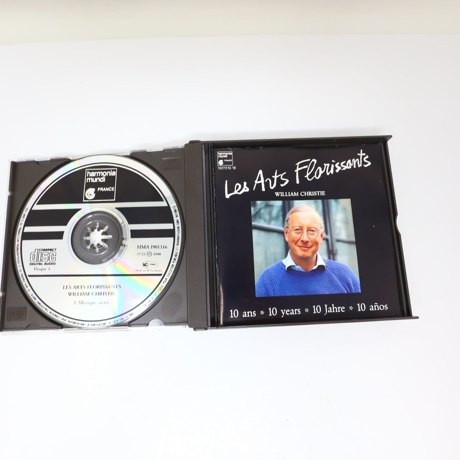 Les Arts Florissants 10 Years/10 Ans CD William Christie Opera Classical 1990