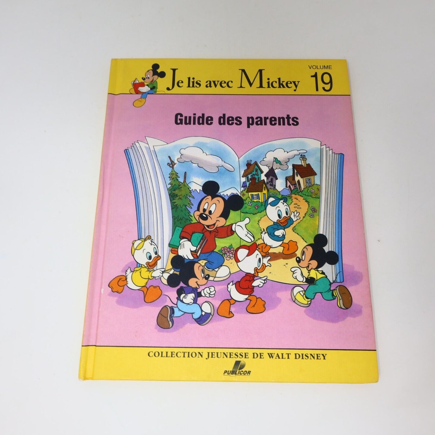 Lot 17 Livres Je Lis avec Mickey Walt Disney Publicor Jeunes Enfants Français HC
