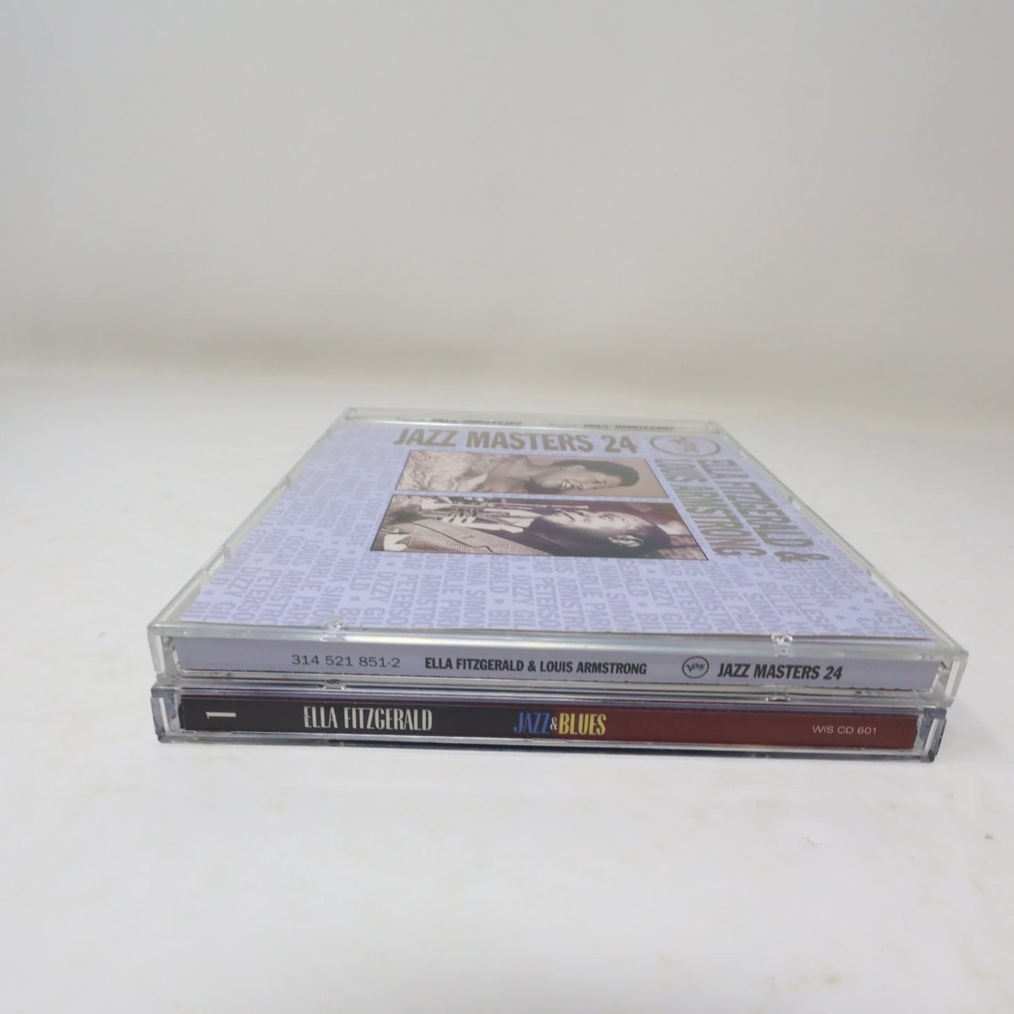 Ella Fitzgerald & Louis Armstrong Jazz Masters 24/Jazz & Blues 2 CD Lot