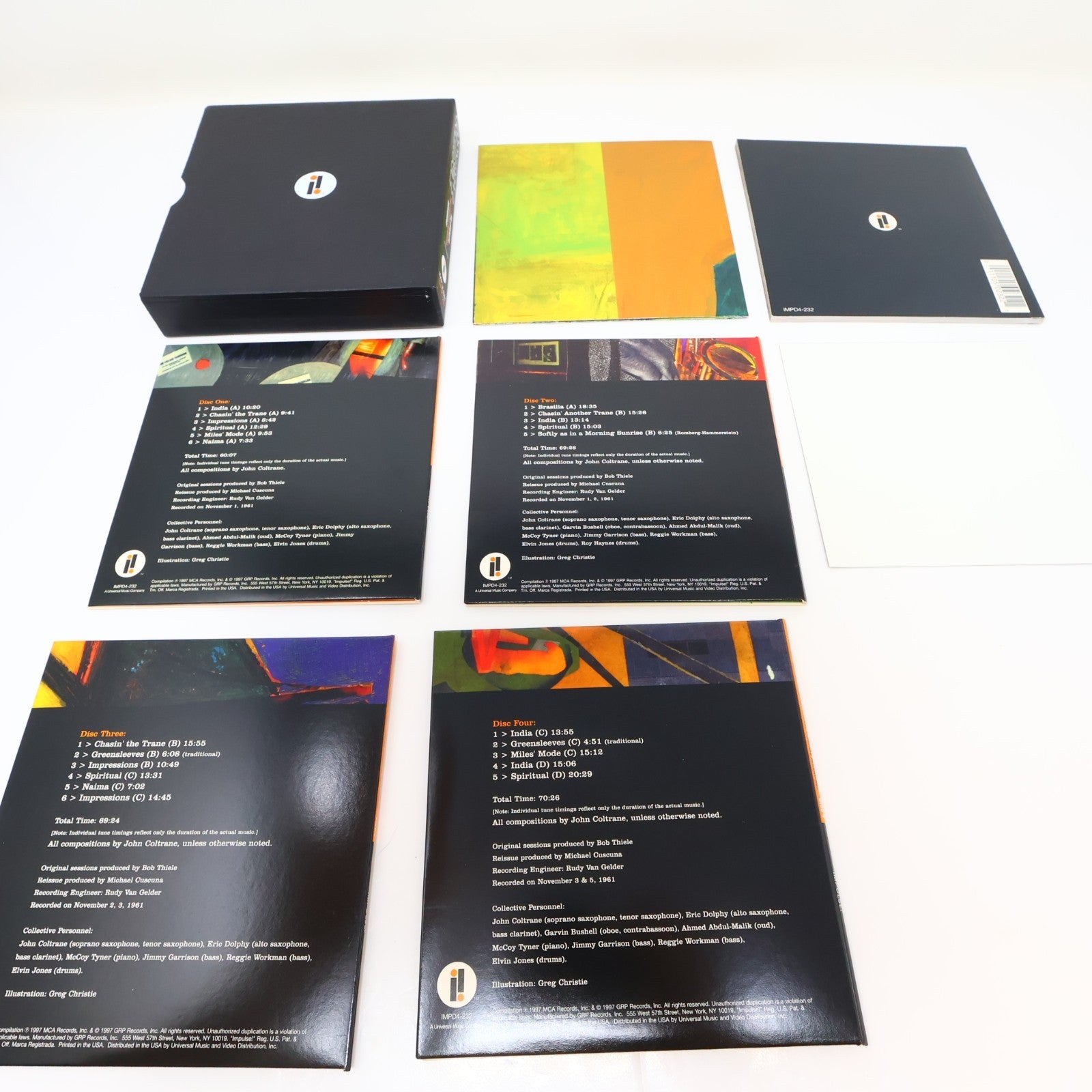 The Complete 1961 Village Vanguard Recordings CD John Coltrane Impulse! 1997 90s