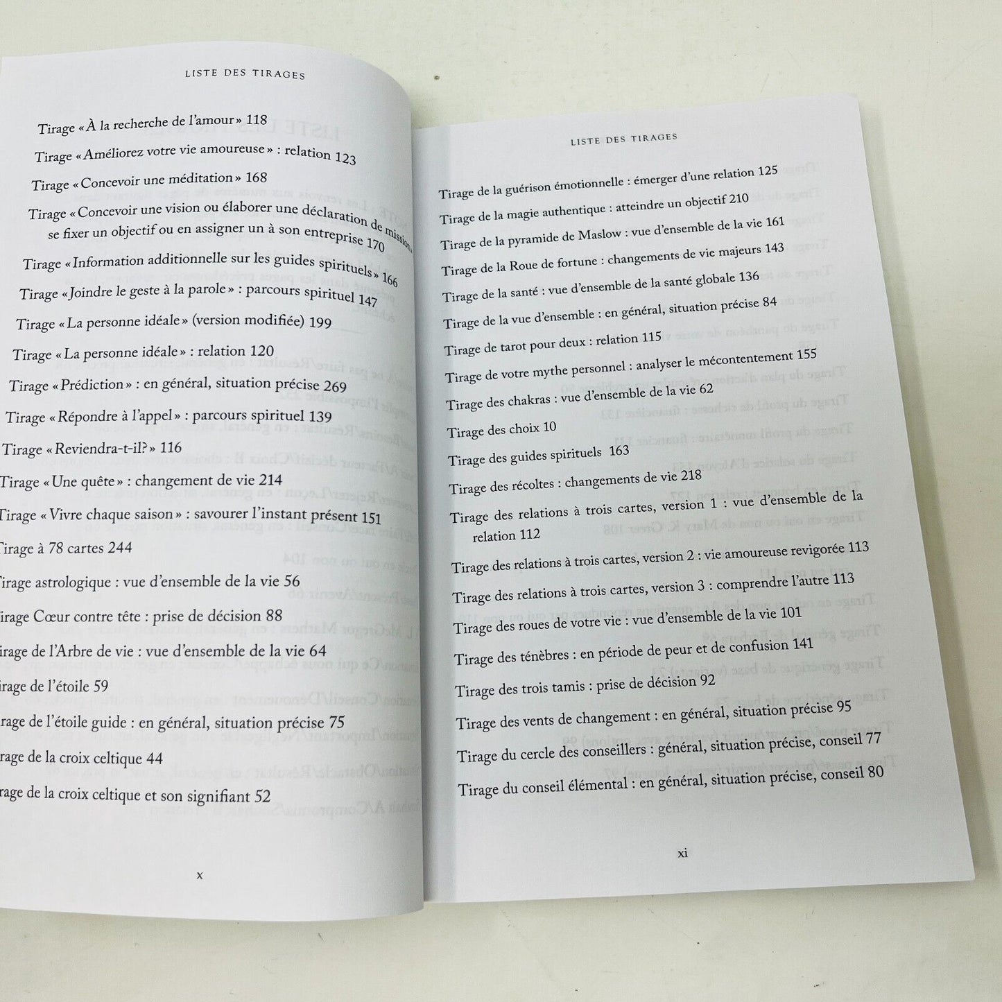 2013 Les Tirages du Tarot Améliorer vos Lectures de Barbara Moore ADA Français