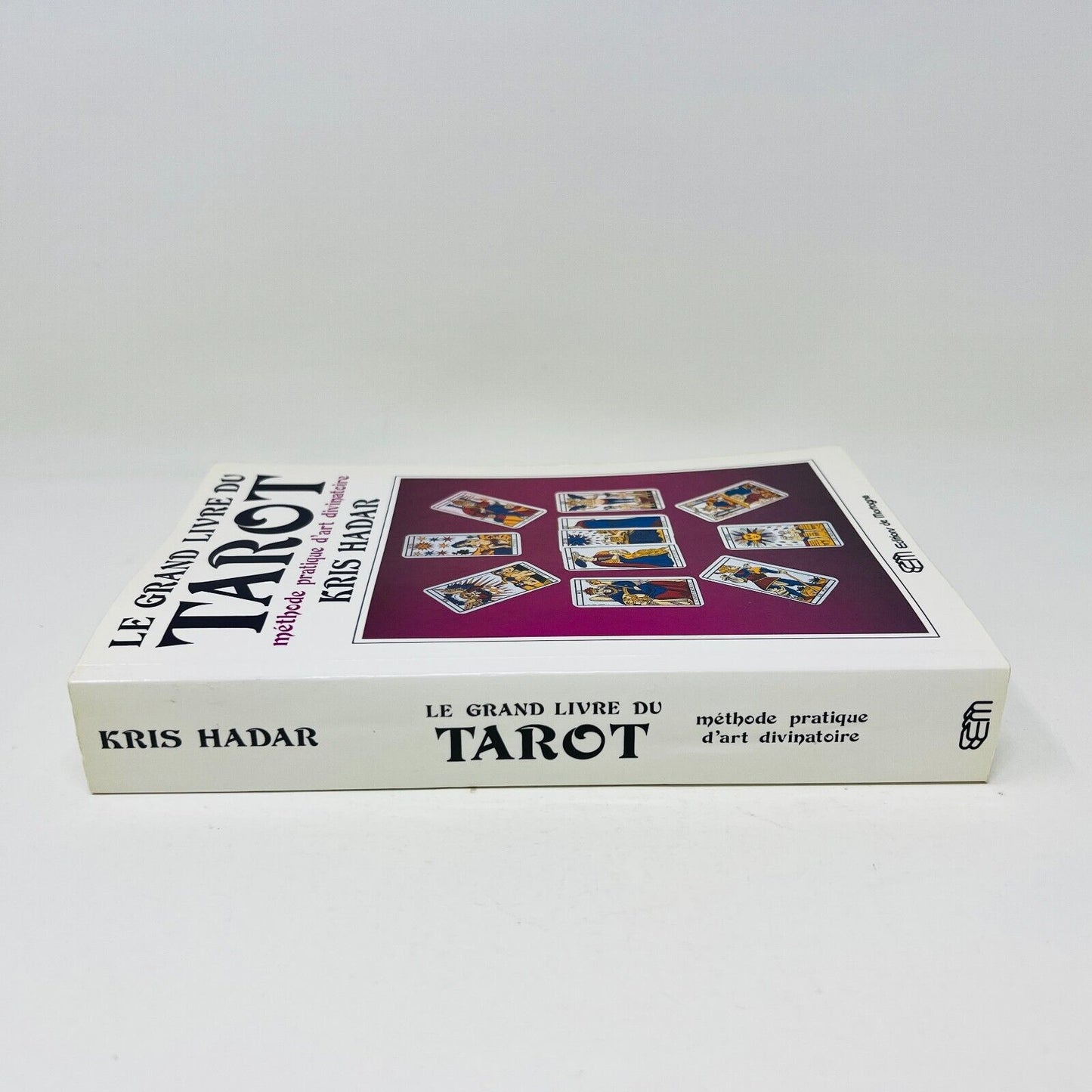 1988 Le Grand Livre du Tarot de Kris Hadar Méthode Art Divinatoire en Français