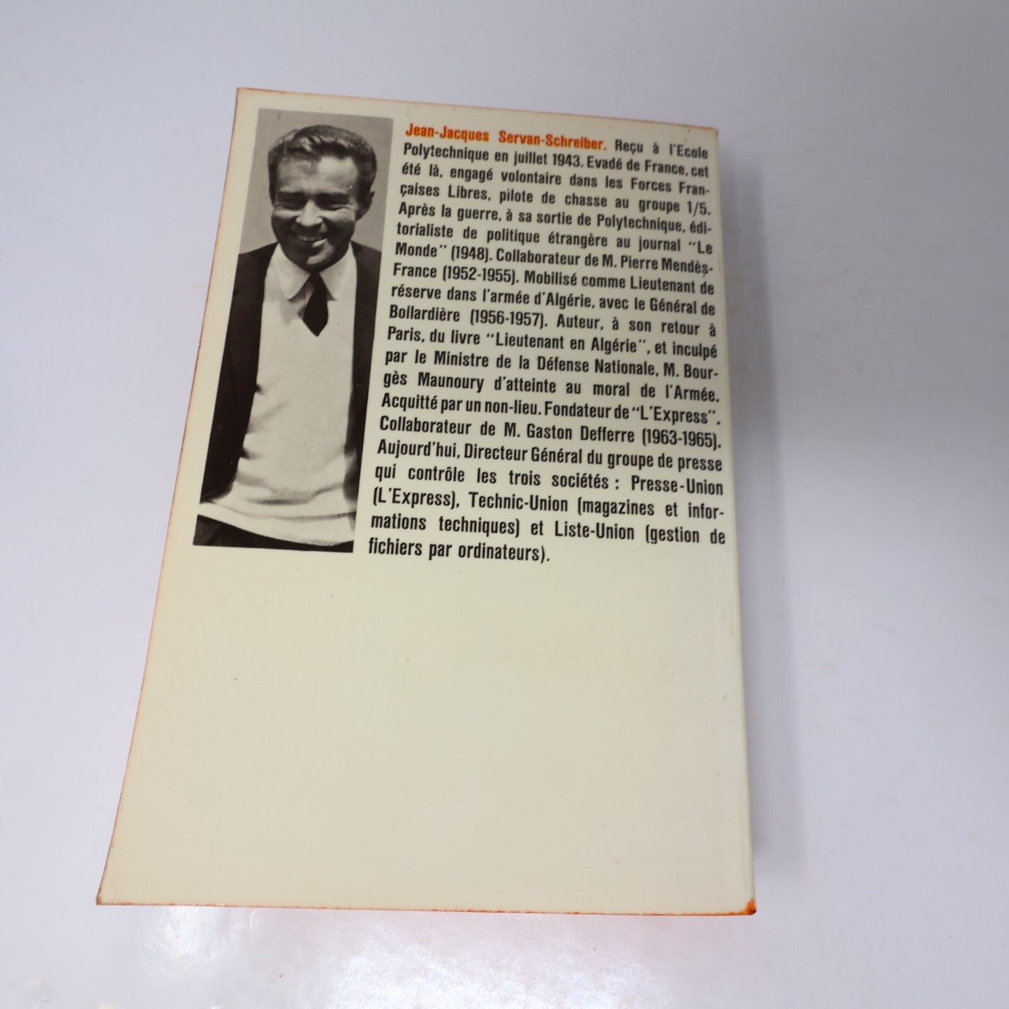 Le Défi Américain Jean-Jacques Servan-Schreiber Poche 1970 Politique Société 70s