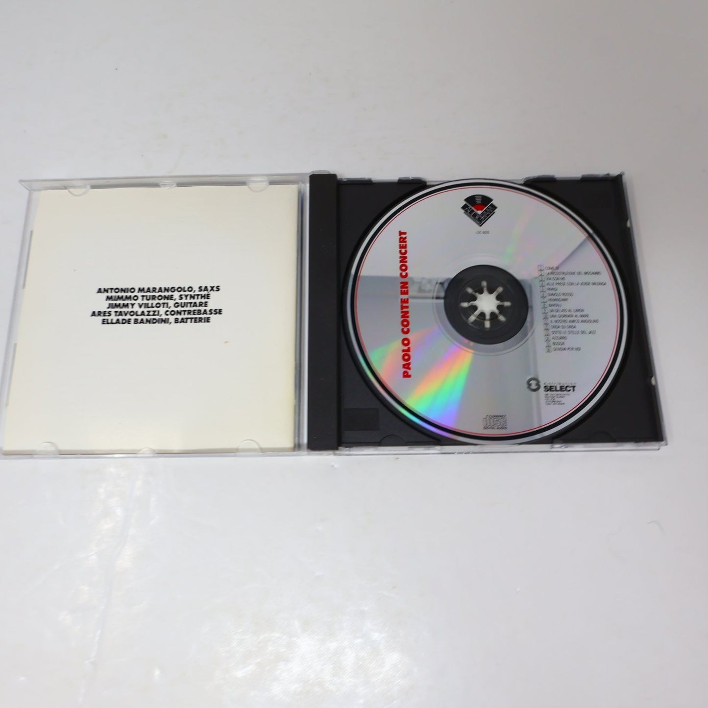 Paolo Conte 3 CD Lot Razmataz/Una Faccia in Prestito/En Concert Jazz World Music