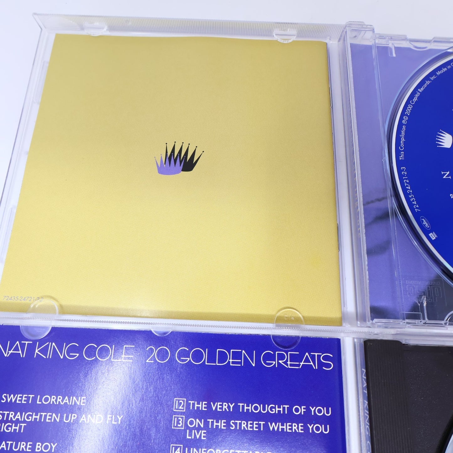 Nat King Cole 2 CDs Lot Unforgettable Nat King Cole/20 Golden Greats Jazz