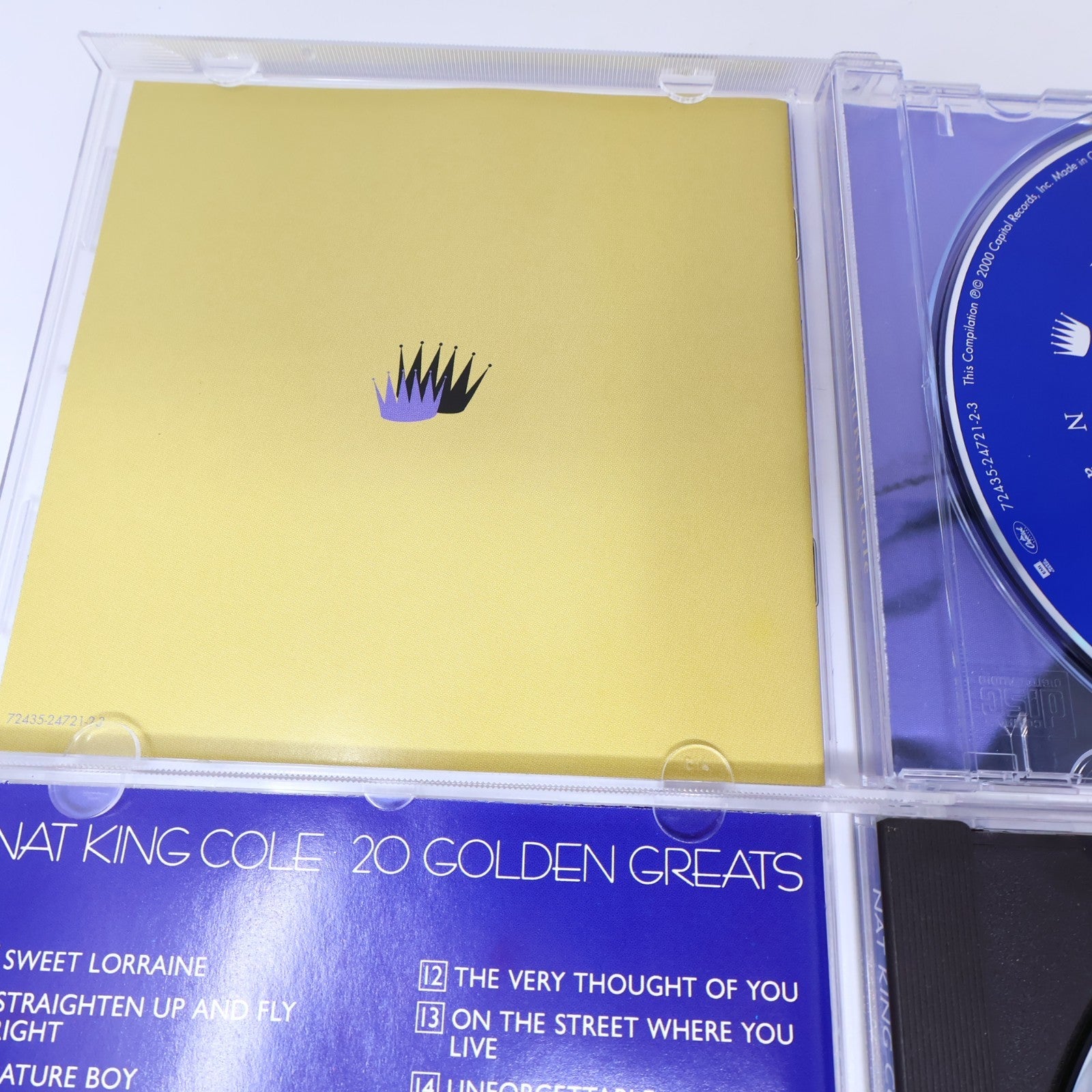 Nat King Cole 2 CDs Lot Unforgettable Nat King Cole/20 Golden Greats Jazz