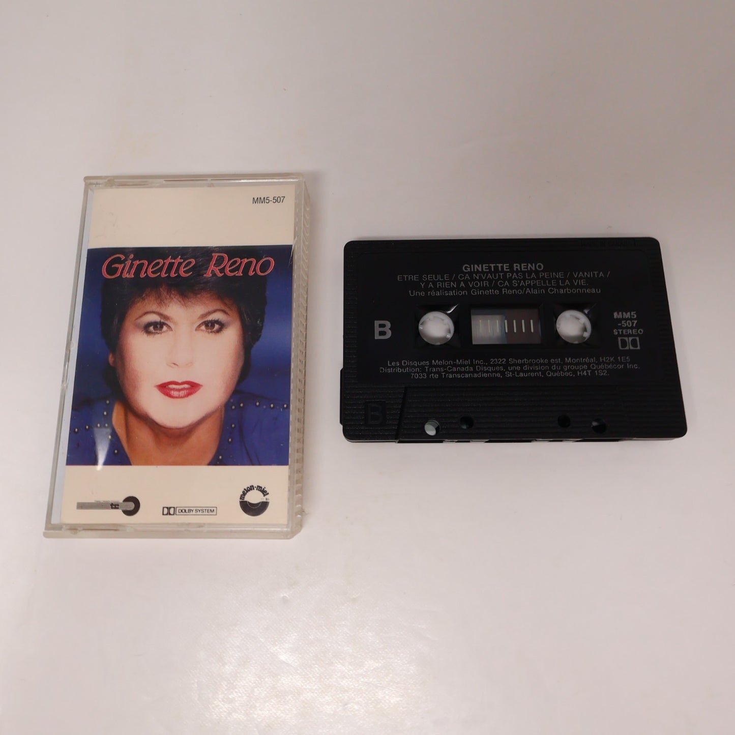 Ginette Reno/Michel Legrand Lot 2 Cassettes Paris Québec/Chanter l'Amour/Yentl