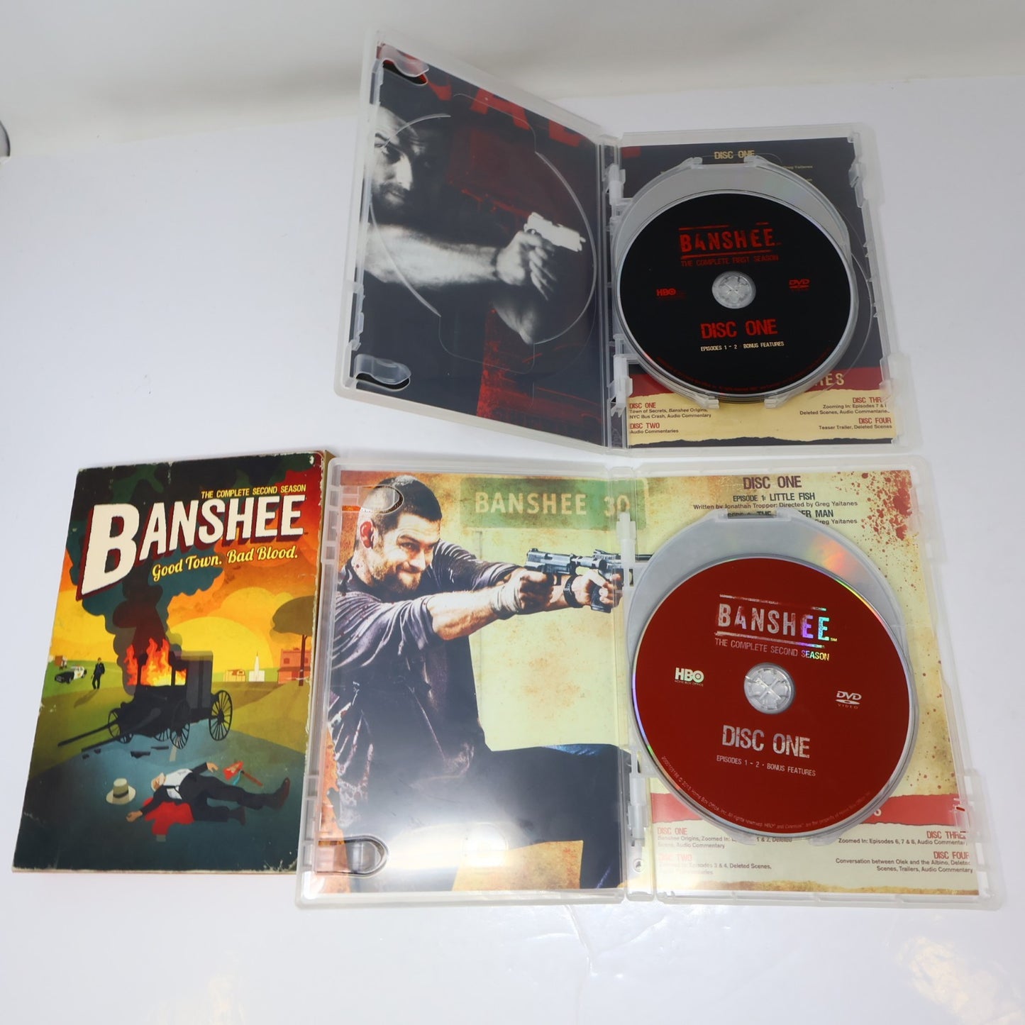 Banshee Season #1-4 Complete Series 4 DVD Lot Cinemax HBO Antony Starr/Milicevic