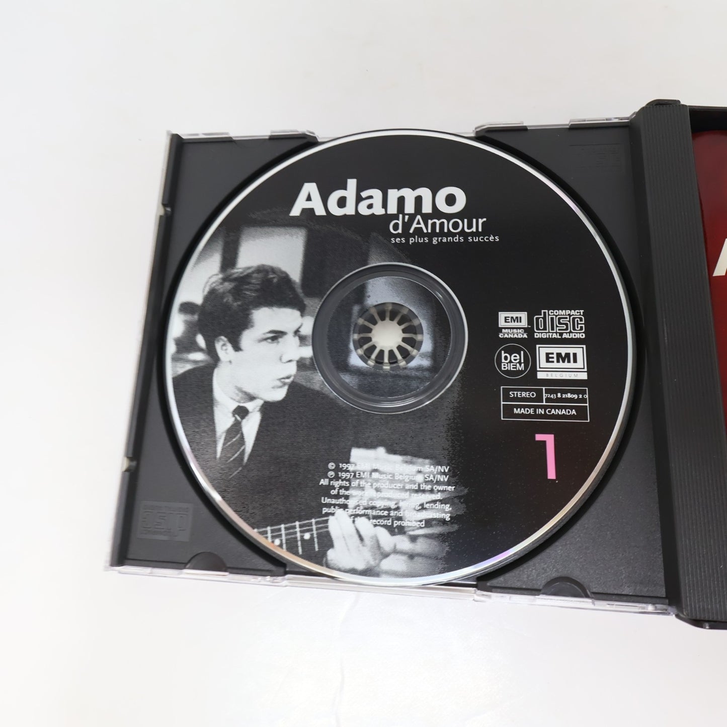 Adamo d'Amour ses Plus Grands Succès CD C'est Ma Vie/À Demain sur la Lune