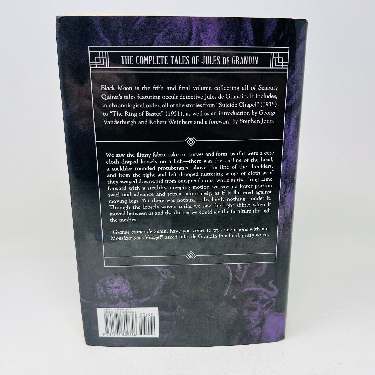 Black Moon The Complete Tales of Jules de Grandin #5 Seabury Quinn HC 1st Print