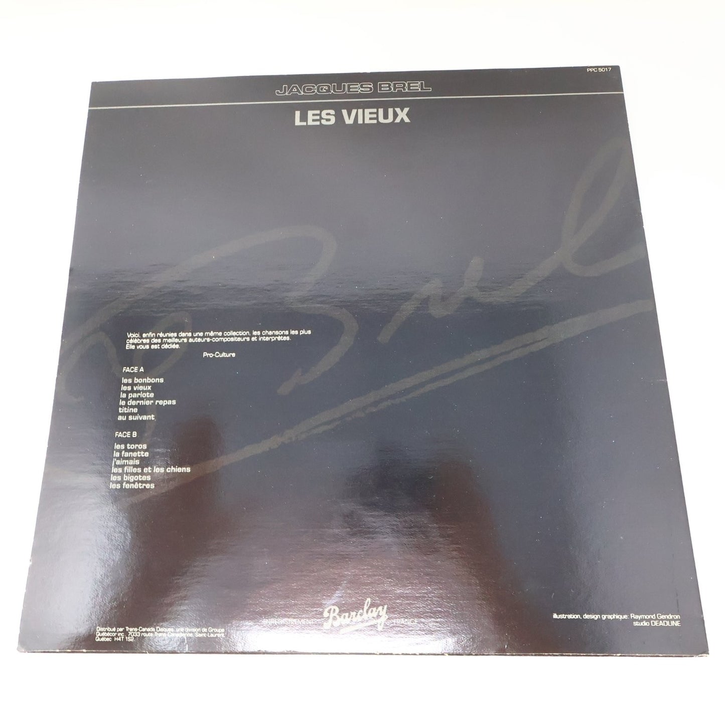Jacques Brel Lot 11 Disques LP Record Les Vieux/L'Homme de la Mancha/J'Arrive
