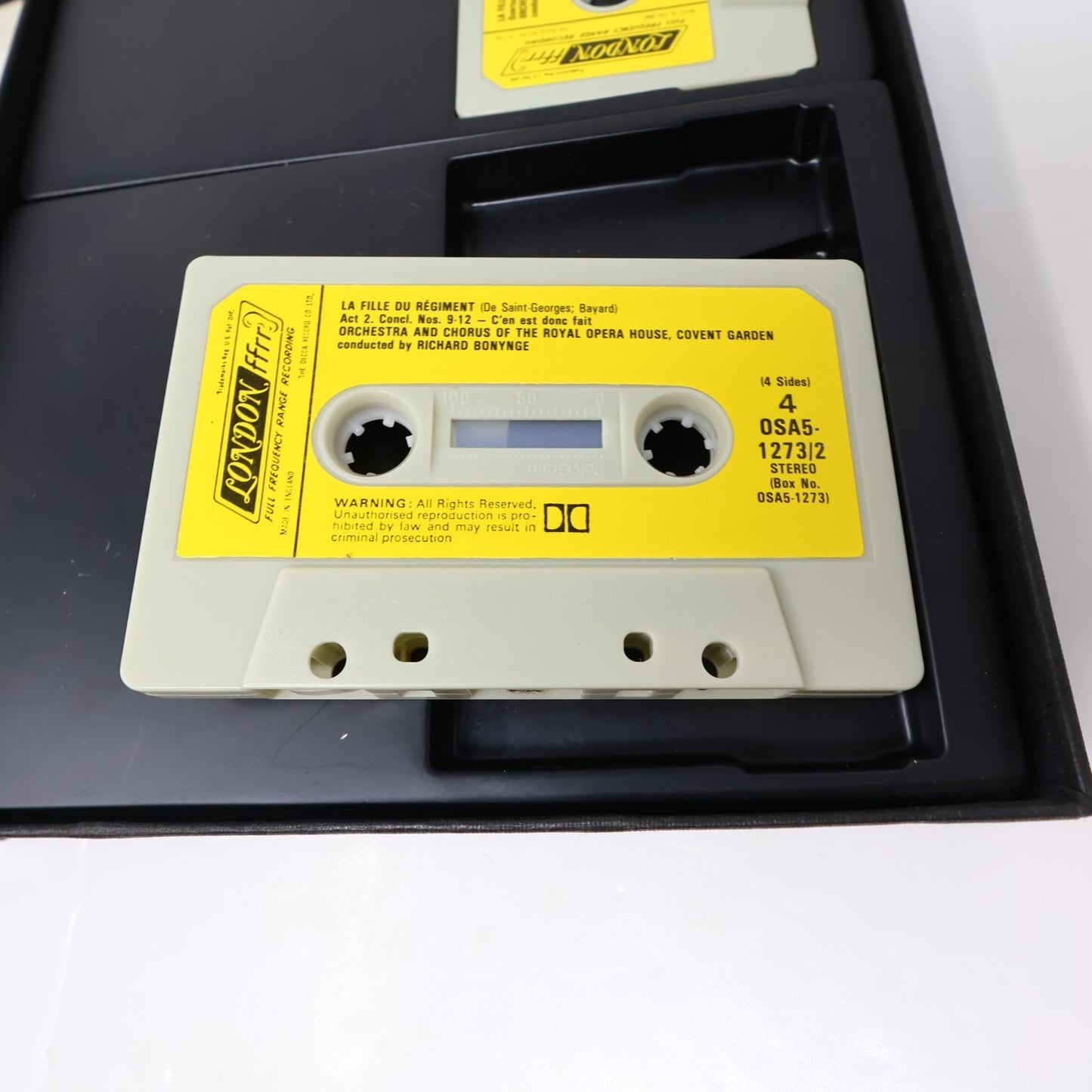 Donizetti La Fille Du Régiment Cassette Box Set Sutherland/Pavarotti/Malas
