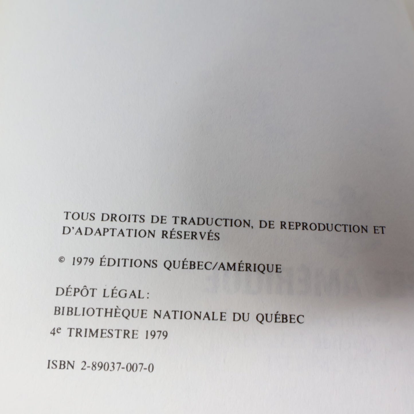 1979 Madame Montour et son Temps Simone Vincens Québec Amérique Biographie Livre