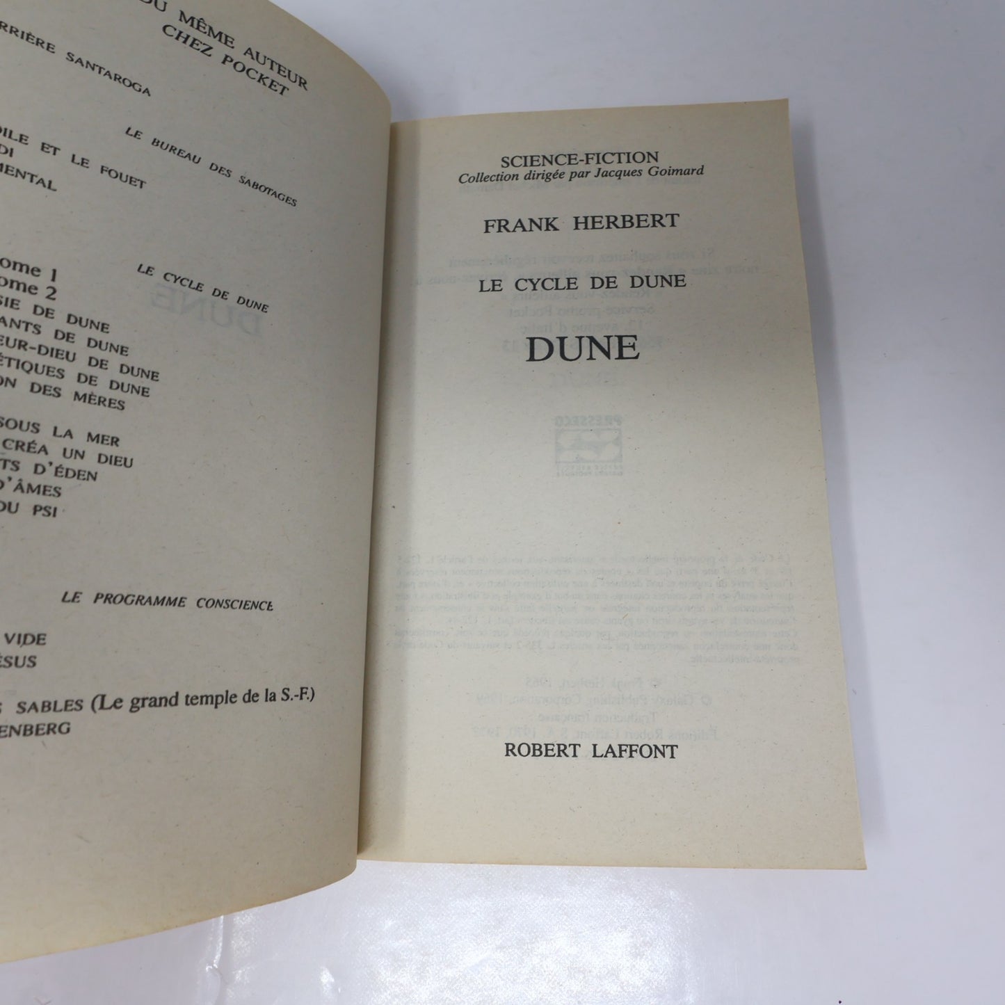 Le Cycle de Dune #1-7 Série Complète Lot 8 Livres Frank Herbert Français French