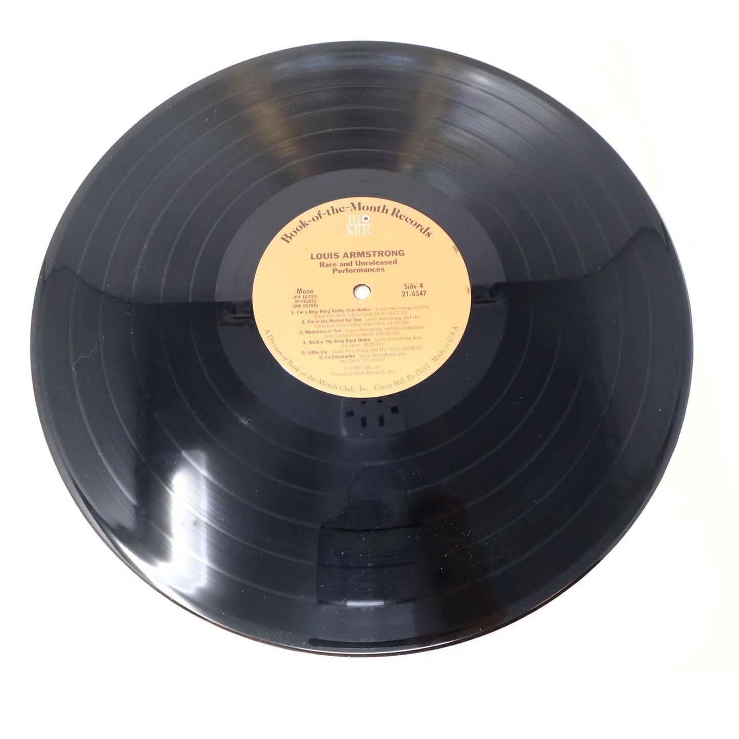 Louis Armstrong Rare And Unreleased Performances 4 LP Vinyl Record 1982 21-6547