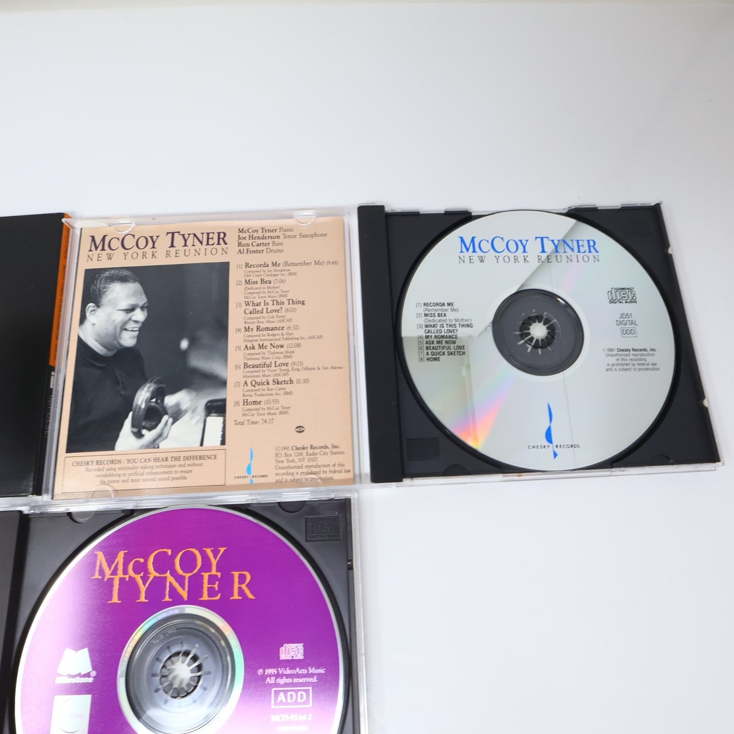 McCoy Tyner 3 CD Lot Plays Ellington/Prelude And Sonata/New York Reunion 90s