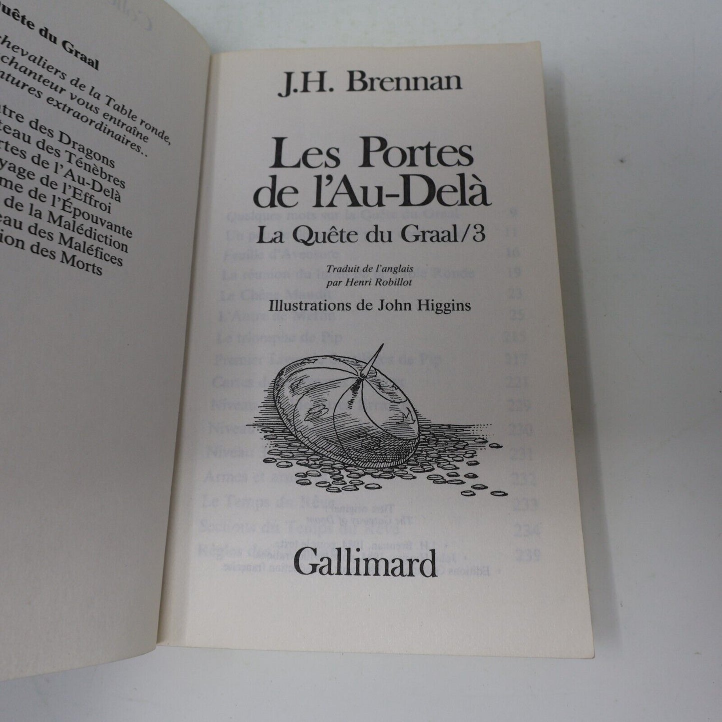 1996 Les Portes de l'Au-Delà La Quête du Graal #3 LDVELH James Herbert Brennan