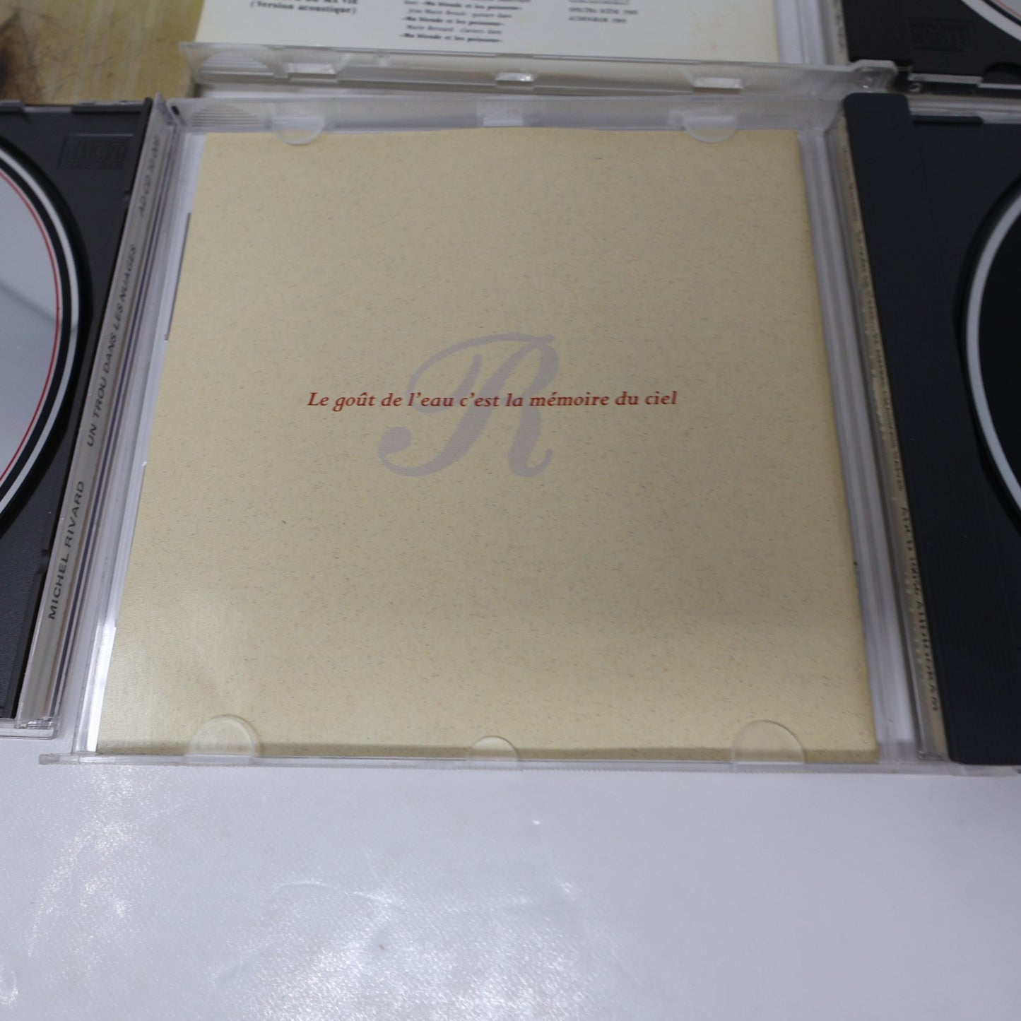 Michel Rivard Lot 4 CD Un Trou dans les Nuages/Le Goût de L'Eau/Roi de Rien