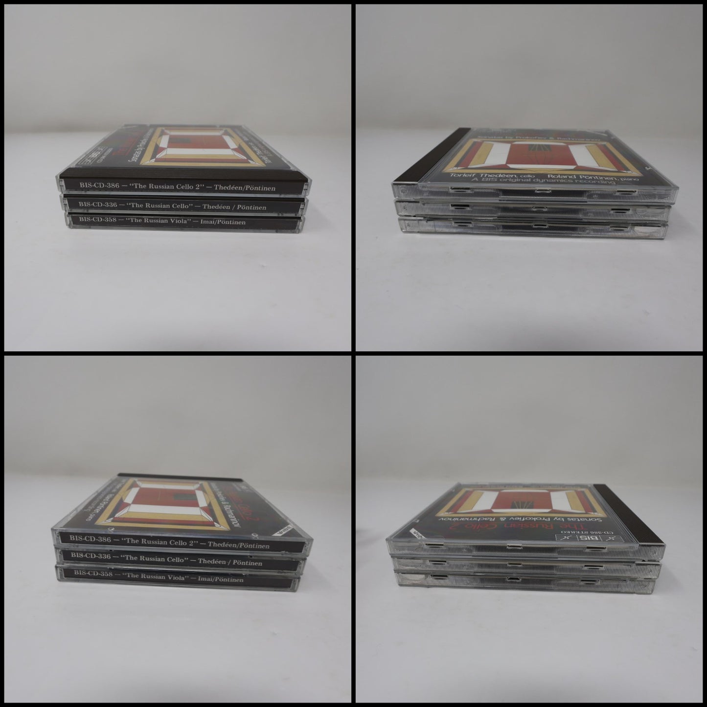The Russian Cello 1-2/Viola Torleif Thedéen/Roland Pöntinen/Nobuko Imai 3 CD Lot