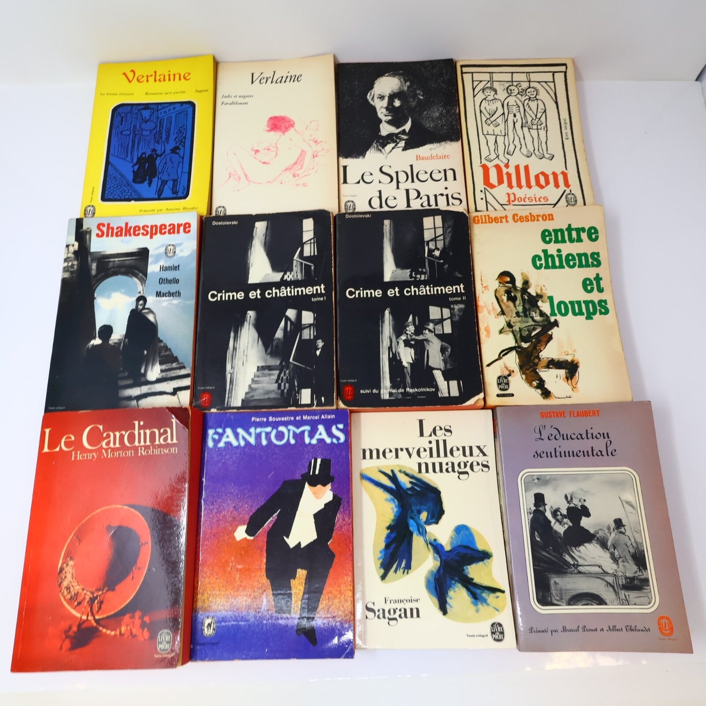 Littérature Lot 42 Livres Poche Dostoïevski/Saint-Exupéry/Souvestre Français 60s