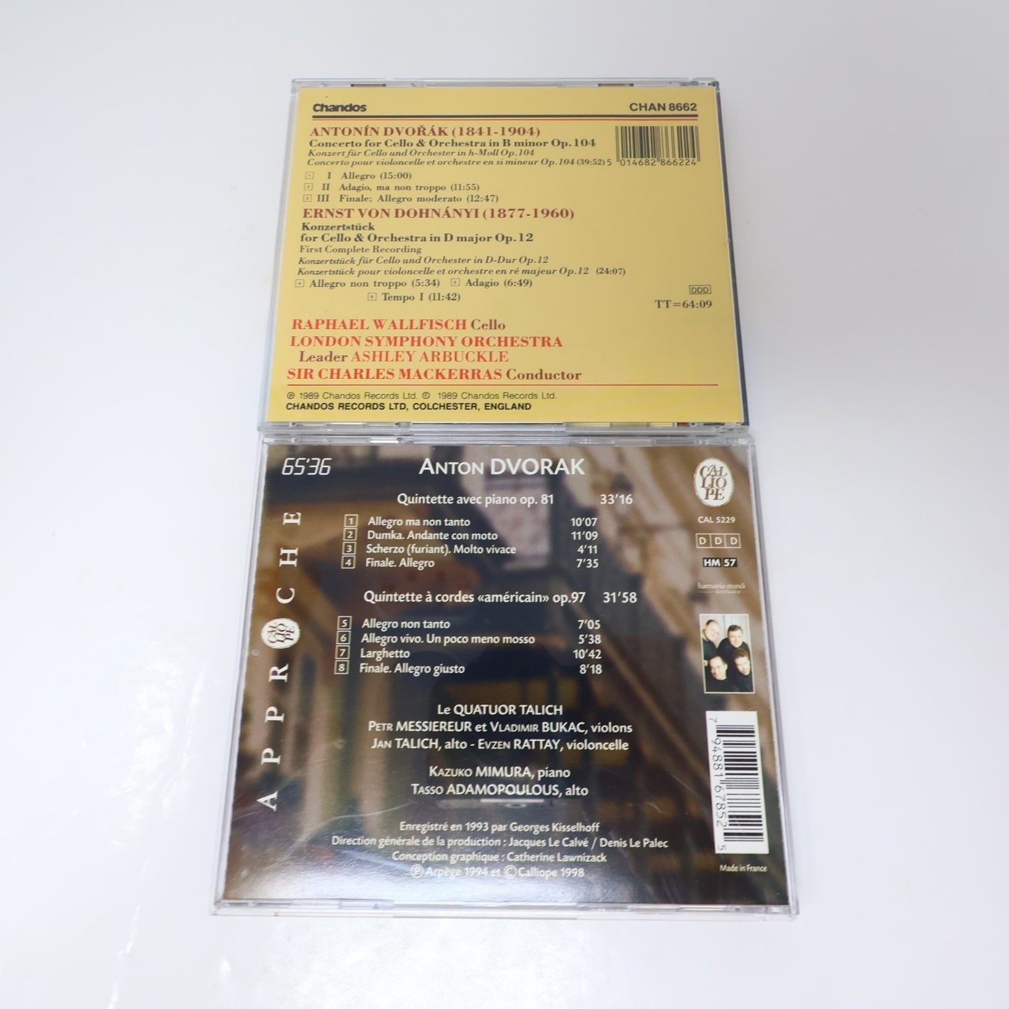Dvorak 10 CD Lot Piano Quintets/Symphonies 3 6 8/Serenade/Waldesruhe/Overtures