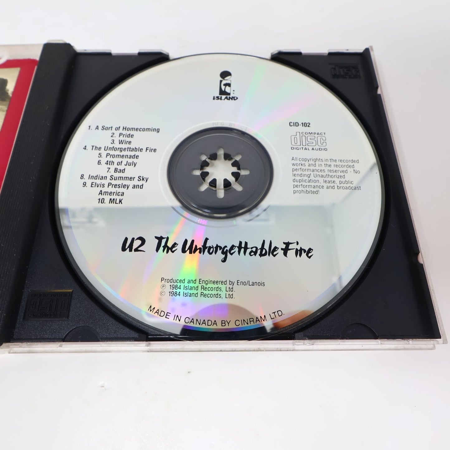 U2 Pop & The Unforgettable Fire 2 CD Lot 1984/1997 Albums Rock Island Pride