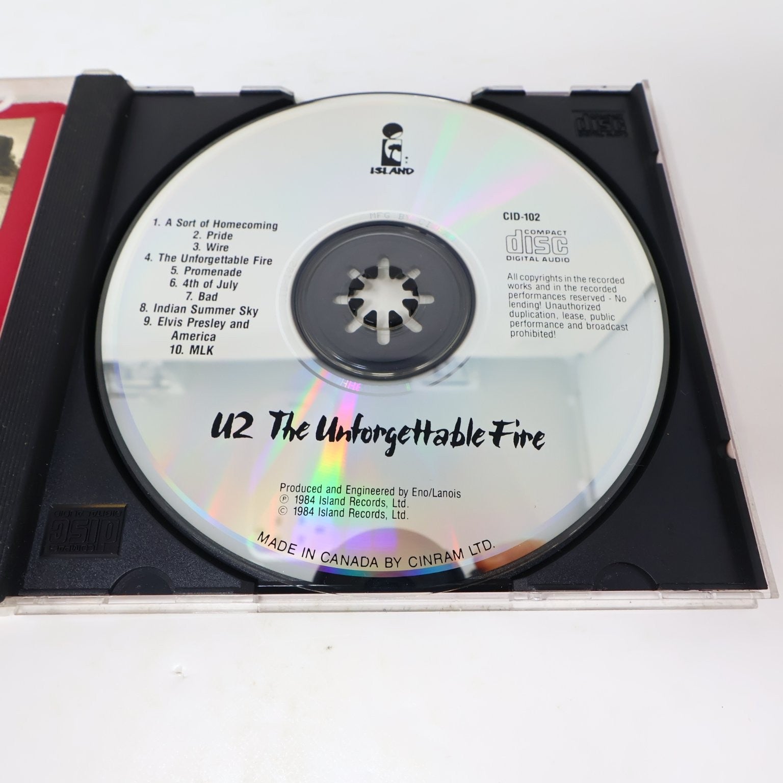 U2 Pop & The Unforgettable Fire 2 CD Lot 1984/1997 Albums Rock Island Pride